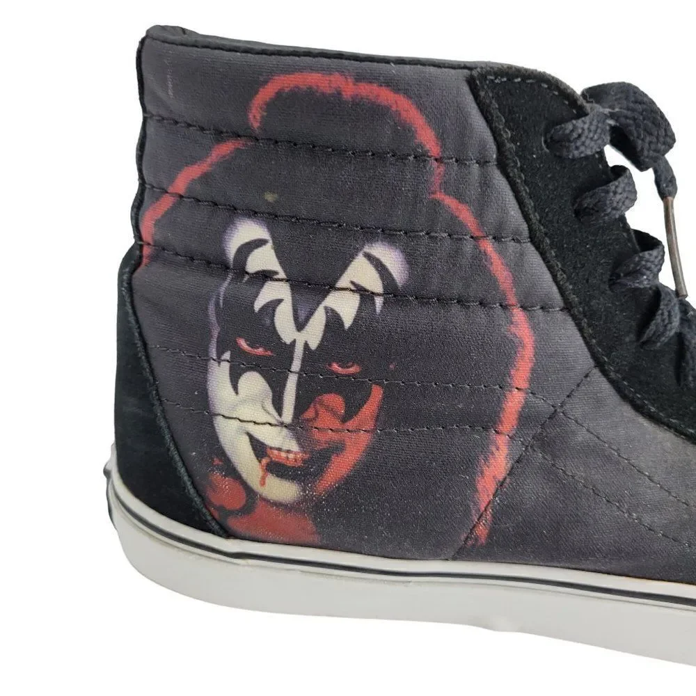 Vans SK8 Hi Top Kiss Sneakers 12 Solo Album Faces Skateboard Sneaker '08 Limited